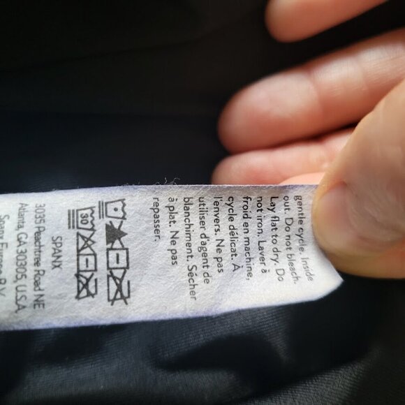 Spanx Velvet Leggings Black Women XL Excellent Condition Party Holiday Classic - Picture 7 of 7